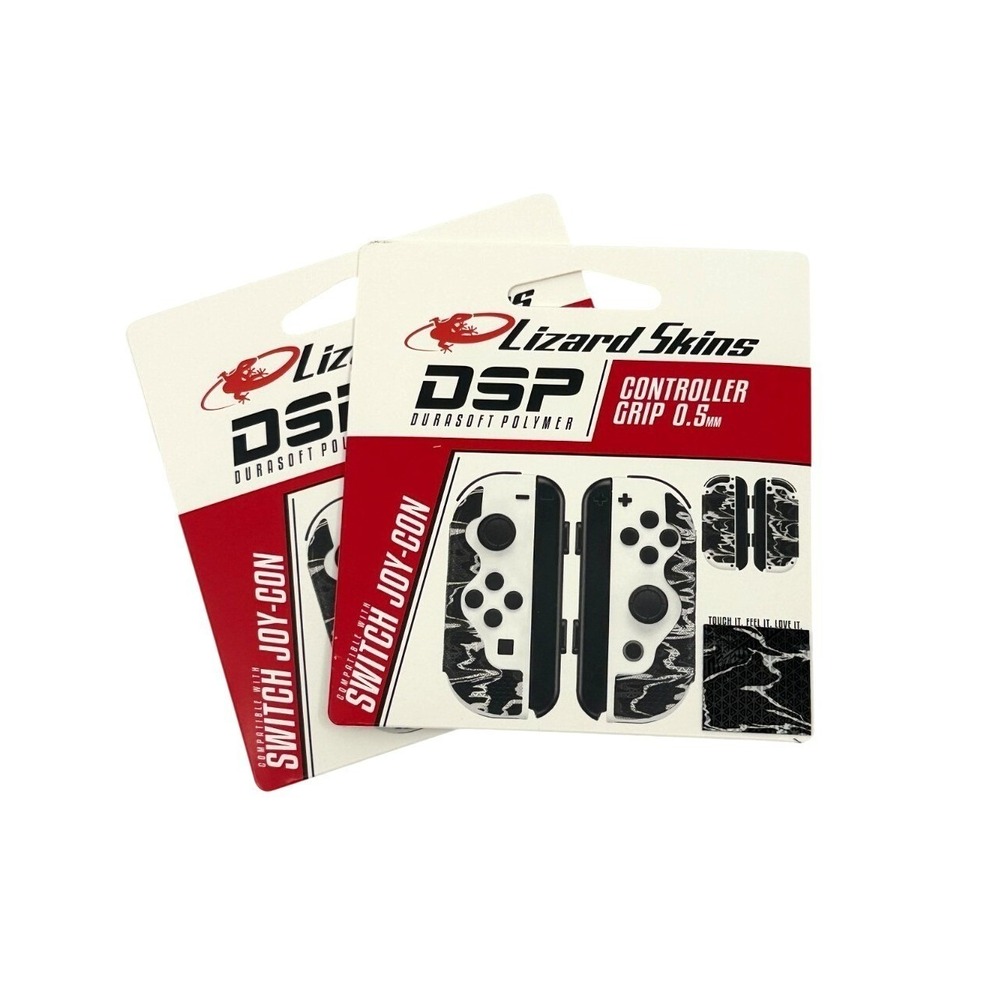 2 Pack Lizard Skins Switch Joy-Con DSP Controller Grip 0.5mm Black Camo